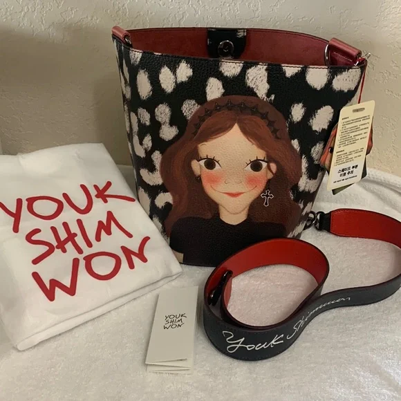YOUK SHIM WON | Bags | Youk Shim Won Leather Bucket Gallery Bag  